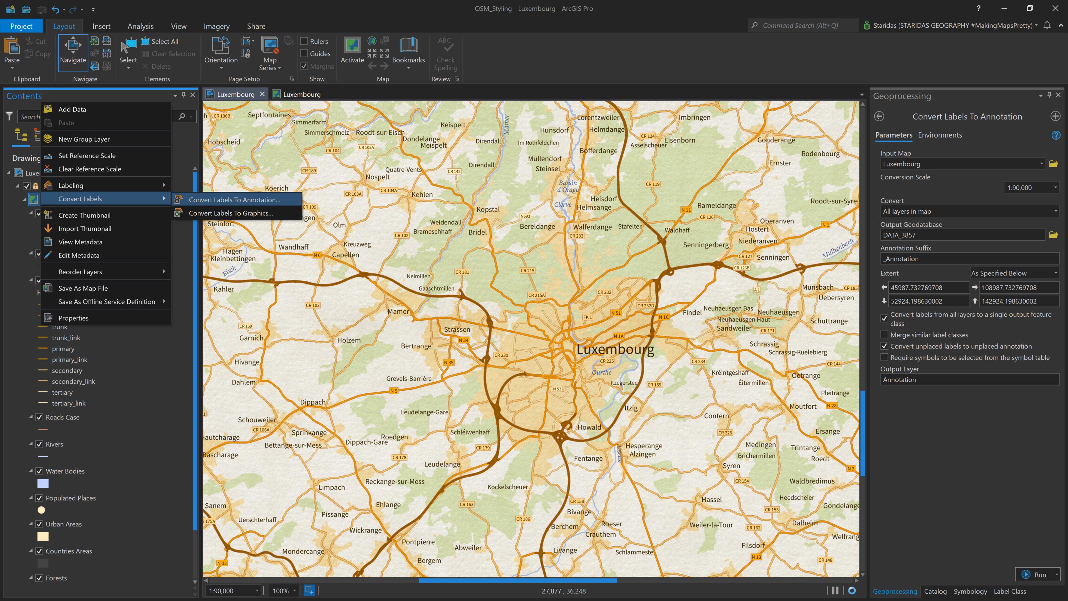 Converting all labels to a single output annotation class.