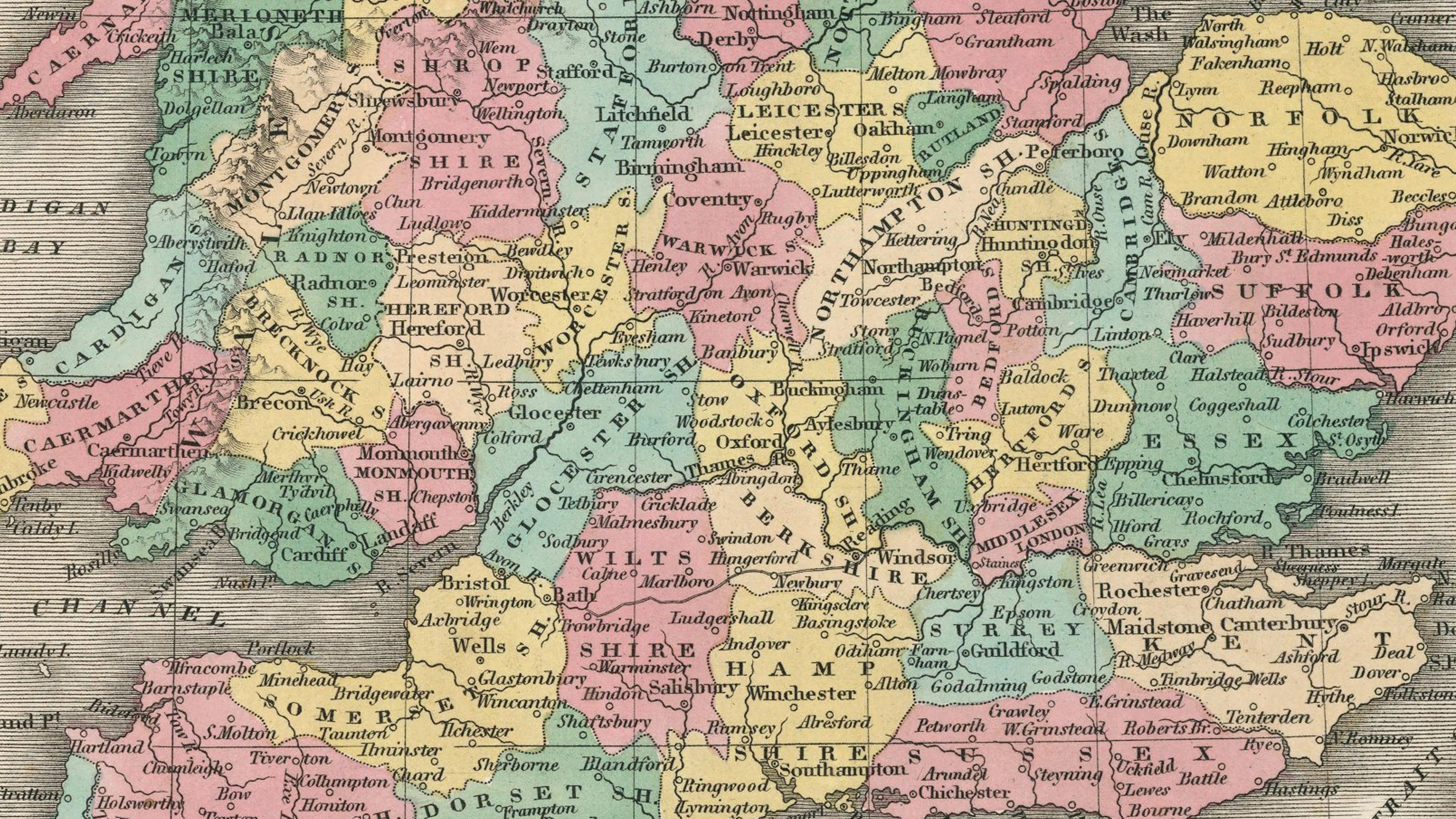 The original map at the left