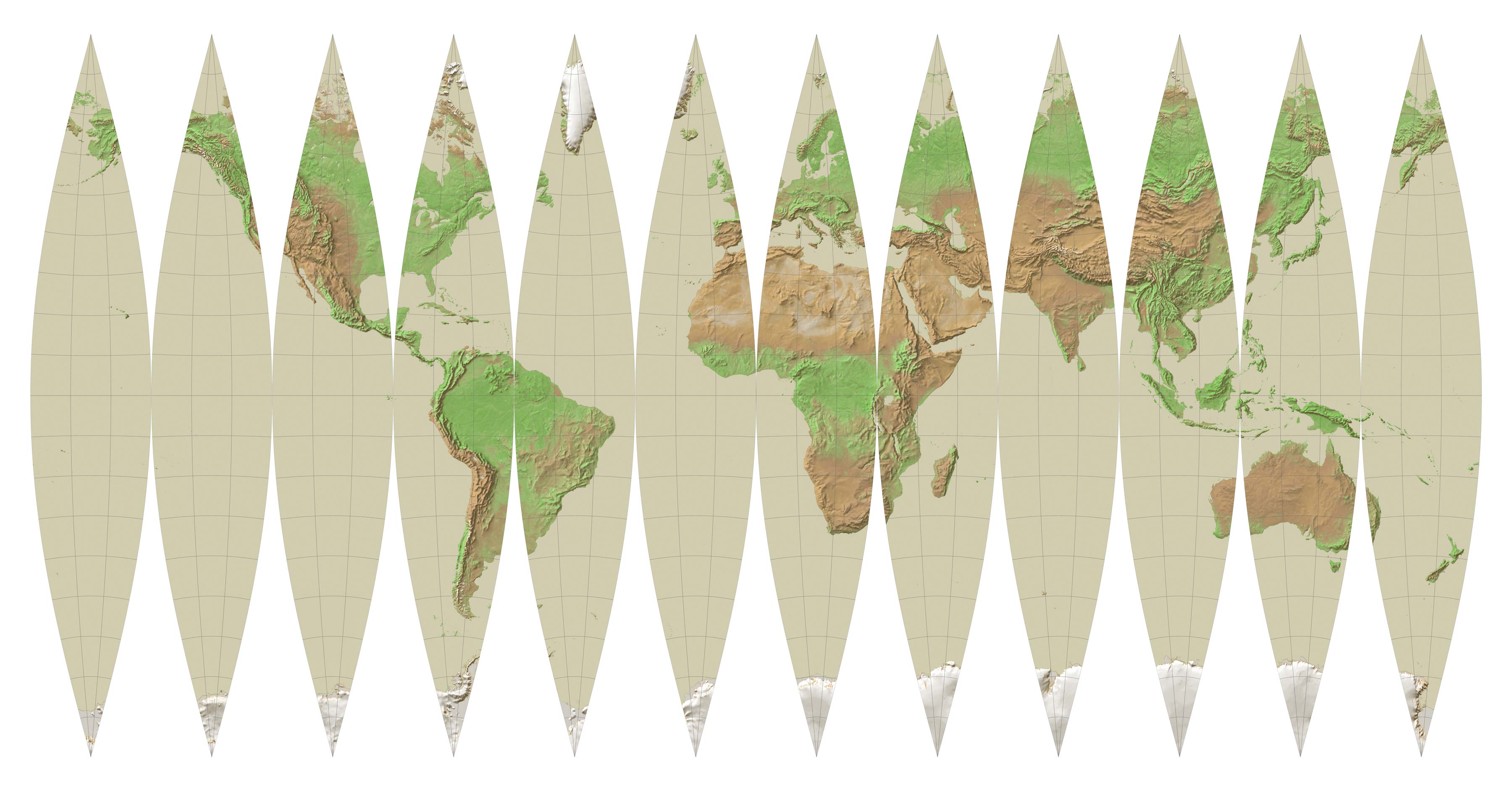 Twelve Stripes of the Globe