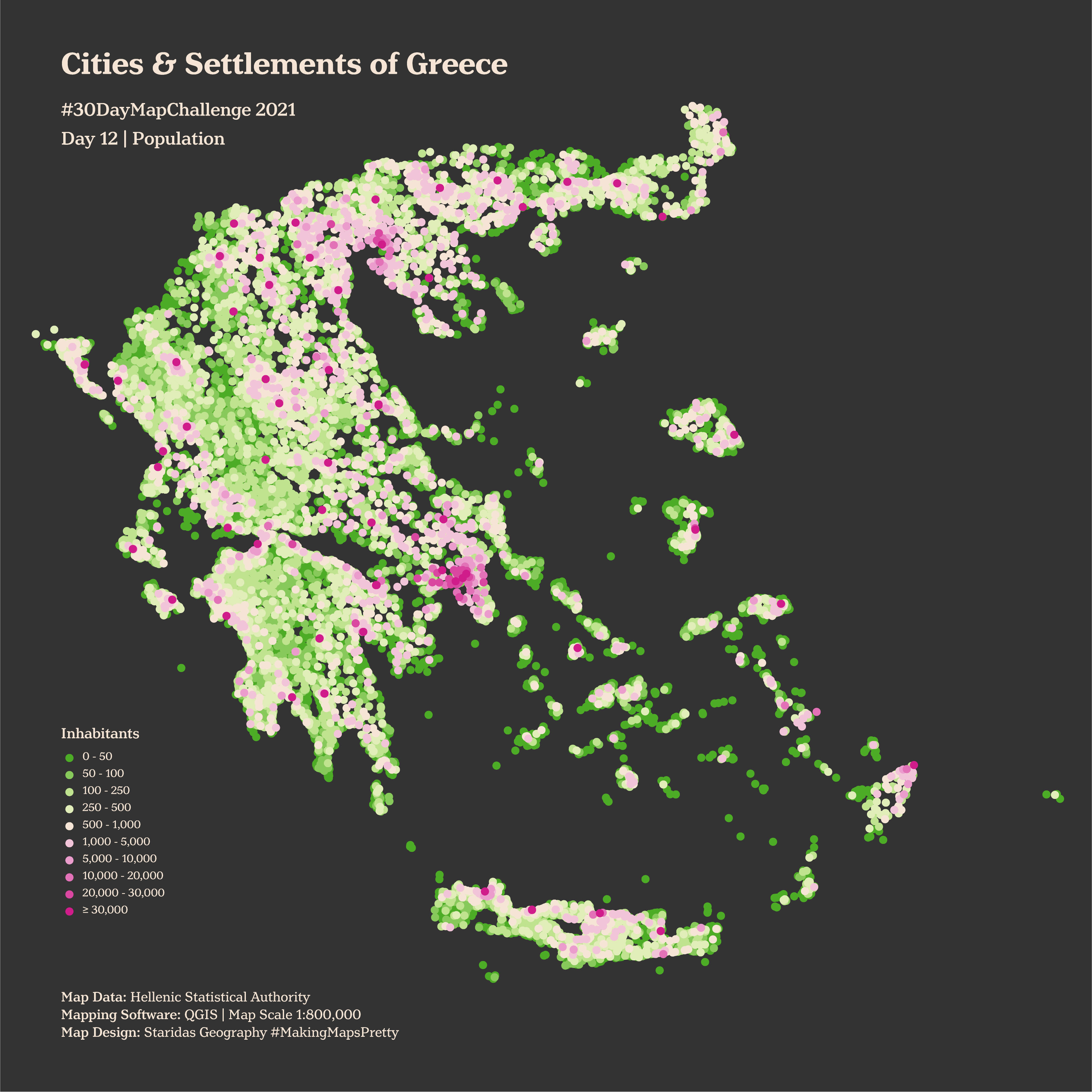 Cities & Settlements of Greece